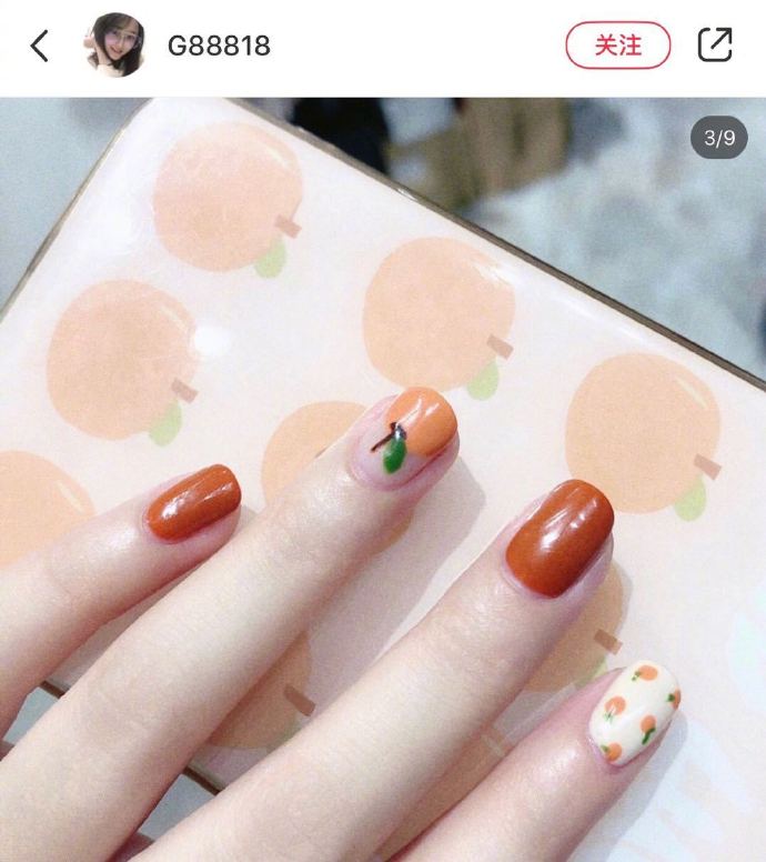 44 Eye-catching Minimalist Nail Art Ideas For Summer 2019 summer nails, Korean nail art, nail trend 2019, simple manicure, short nail art design